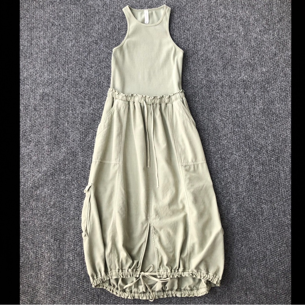 Daily Practice by Anthropologie high neck tank twofer dress size XS